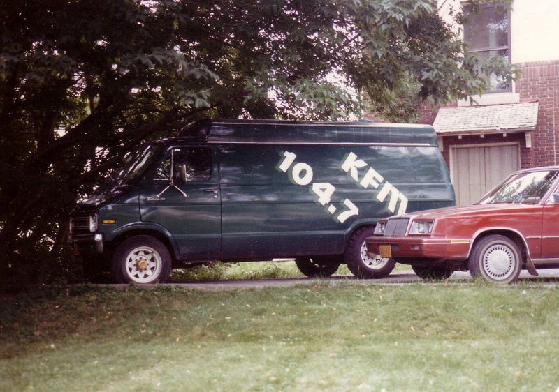 WKFM Syracuse, remote van. 1984