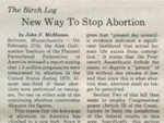 Example of a John Birch Society column in the Oswego Valley News, April 7, 1981. This newspaper published other JBS columns during 1985. From fultonhistory.com.