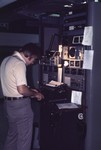 WMAR-TV transmitter control racks, 1976