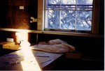 WFBL abandoned studio building 1986