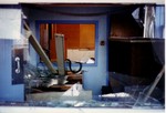 WFBL abandoned studio building 1986
