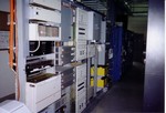 Communications and telecom racks.