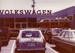 WLMD Mobile Studio at College Park Volkswagen for a remote, Summer of 1980.
