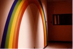 Rainbow mural