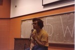 Staff meeting, fall 1977. Who is this guy?